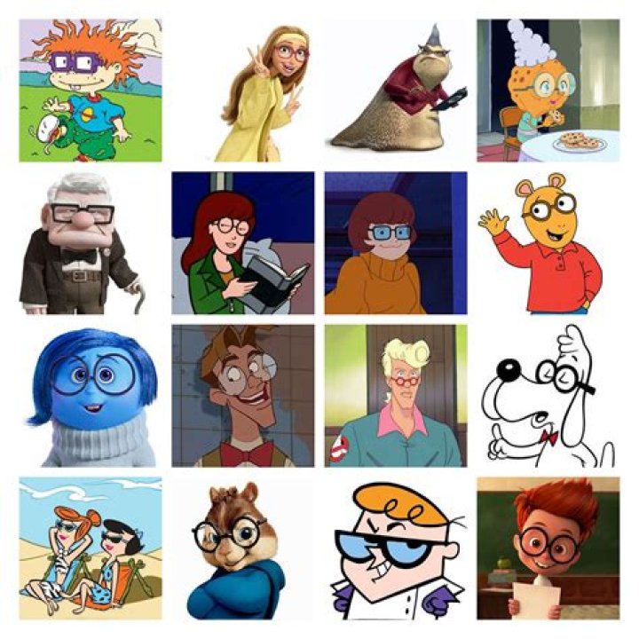 Exploring The World Of Cartoon Characters With Glasses