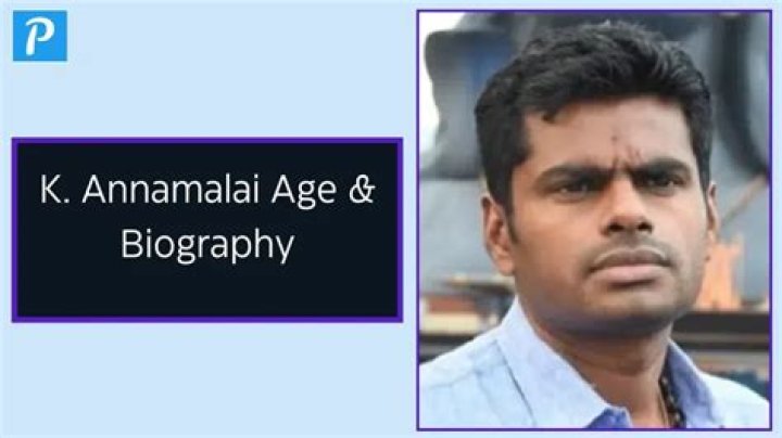 K. Annamalai: Age, Biography, And Personal Insights