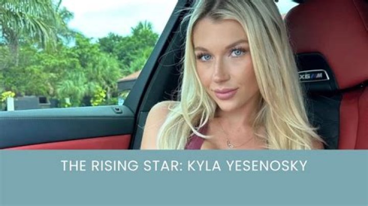 Kyla Yesenosky: A Rising Star On OnlyFans