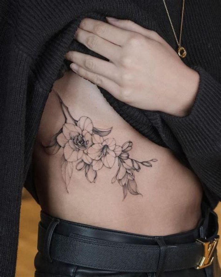 Rib-tastic Floral Tattoos: The Ultimate Guide To Flower Rib Art