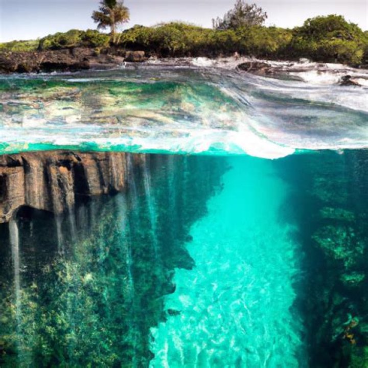 The Enchantment Of The Underwater Waterfall