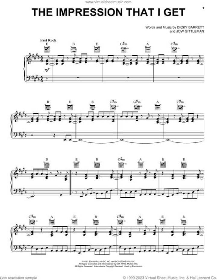 The Impression That I Get: Understanding Its Depth And Meaning