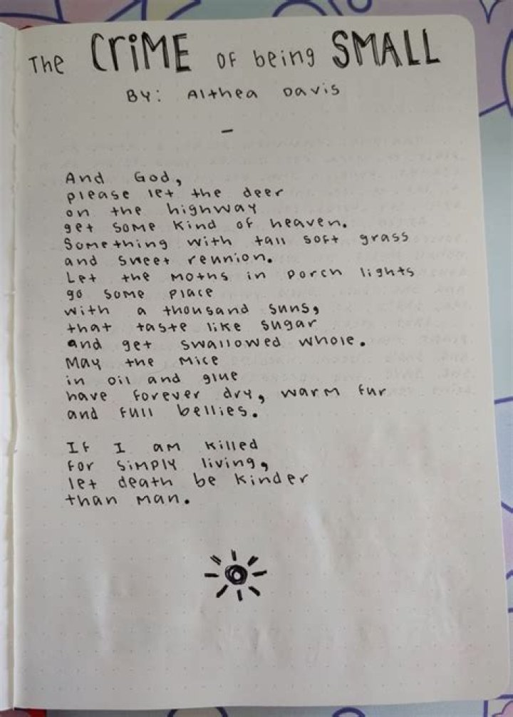 The Subtle Power Of Perspective In "The Crime Of Being Small" Poem
