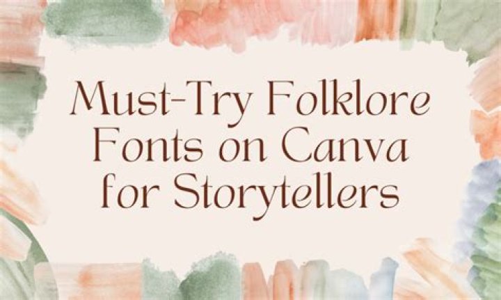 Unleashing Creativity With Folklore Font On Canva
