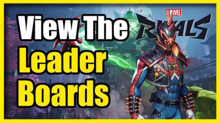 Unlocking The Secrets Of The Marvel Rivals Leaderboard