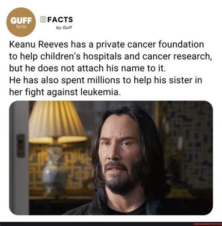 Unraveling The Truth: Does Keanu Reeves Have Cancer?